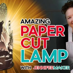 Paper Cut Lamp - Free Pattern with Start-to-Finish Directions!