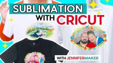 Sublimation with Cricut for Beginners: Resize, Tile, and Print Larger!