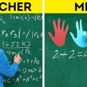 Teacher VS Student || FUNNY AND USEFUL SCHOOL HACKS by 5-Minute Crafts