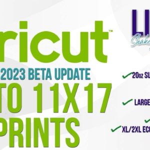 They FINALLY DID IT| Cricut DS Larger Prints IS HERE (in Beta)