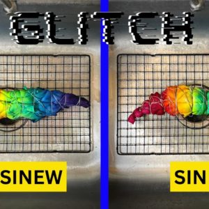 Tie Dye Pattern #524 - THE GLITCH PATTERN (Sinew vs No Sinew) - Ice Dye