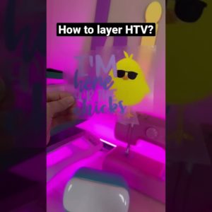 How to Layer Heat Transfer Vinyl on Tshirts 👕 #cricut #cricuthacks #htv #heattransfervinyl