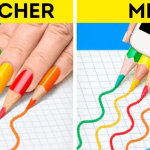 BACK TO SCHOOL! Viral School Hacks And Fun DIY Ideas