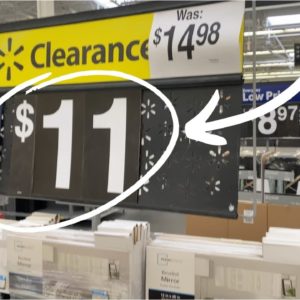 Buy an $11 Walmart mirror (BRILLIANT!)