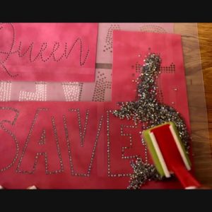 Craft-Tea Talk | Let Test a Rhinestone Template for Etsy and Make a Bling Shirt