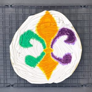 Tie Dye Pattern #530 - Mardi Gras Symbol - Hidden Art Spiral Tie Dye T-Shirt (Liquid Dye)