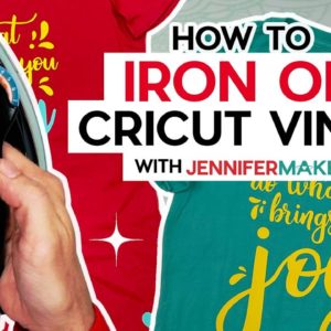 How to Iron On Cricut Vinyl With Regular Irons for Beginners