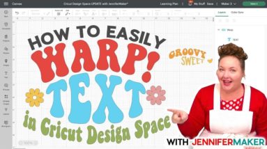 How to Warp Text in Cricut Design Space | NEW Feature!!