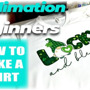 SUBLIMATION FOR BEGINNERS | STEP BY STEP GUIDE TO MAKING A SHIRT | WHERE TO GET DESIGNS |