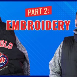 Puffer Jacket Embroidery & Appliqué DIY Tutorial ( Part 2 )