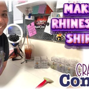 Crafts & Convos | Rhinestone Shirts with Friends | Buy-in, New Stones and Designs