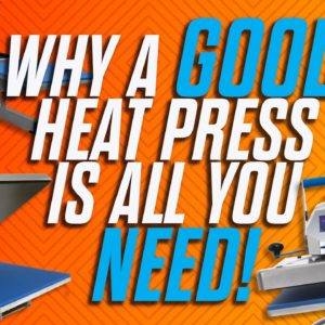 Unveiling the Secret to Perfect T-Shirts: It's All About the Heat Press!