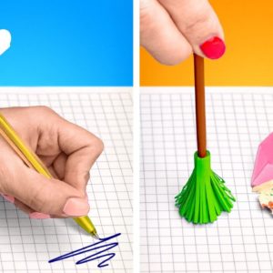 ADORABLE SCHOOL CRAFTS YOU SHOULD SEE || EASY SCHOOL HACKS