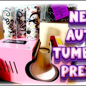 NEW AUTO TUMBLER HEAT PRESS? UNBOX & TEST PRESS FROM AMAZON | 20oz SUBLIMATION TUMBLERS