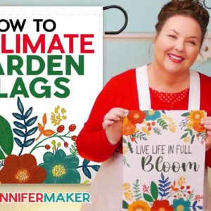 Garden Flags DIY | Sublimate on Both Sides