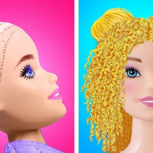 NEW AMAZING HAIRSTYLE FOR YOUR DOLL || Transformation of doll to Pokemon 💛