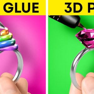 HOT GLUE vs 3D PEN! What's Better? Best Hacks For All Occasions