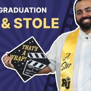 How to Apply Heat Transfer Vinyl to a Graduation Cap and Stole