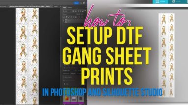 How to Set up Gang Sheets for DTF Printing