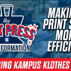 Reducing Hassles & Increasing Efficiency for Kampus Klothes | Heat Press Transformation Ep. 1