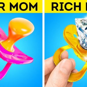 RICH MOM vs POOR MOM || Smart Parenting Hacks