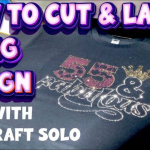 RHINESTONE SHIRT | HOW TO CUT AND PRESS MULTI-LAYER DESIGN | BLING TEES WITH HOTFIX RHINSETONES