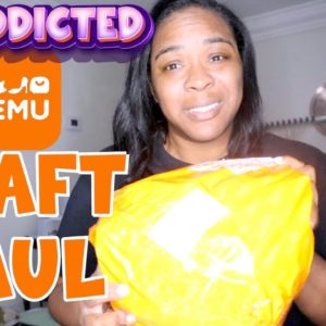 MUST SEE! CRAFT HAUL FROM TEMU | SMALL BUSINESS UNBOXING CRAFTING SUPPLIES