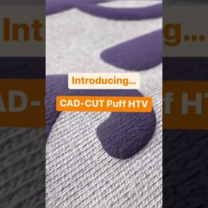 The moment you’ve all been waiting for……CAD-CUT Puff HTV is now available! 🥳