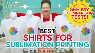 Best & Worst Shirts for Sublimation | Comparison & Washing Tests!