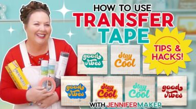 How To Use Transfer Tape on Different Vinyl