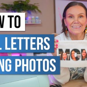 📸 How To Fill Letters With Photos in Cricut Design Space | Sublimation for Beginners