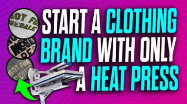 Launching a Clothing Brand with Just a Heat Press? Here's How!