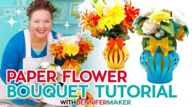 Paper Flower Bouquet Tutorial