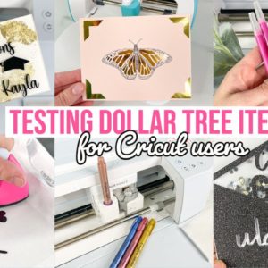 TESTING DOLLAR TREE CRAFTING & CRICUT DUPES | WHICH ONES WILL SAVE YOU $$ AND WHICH ONES WORK