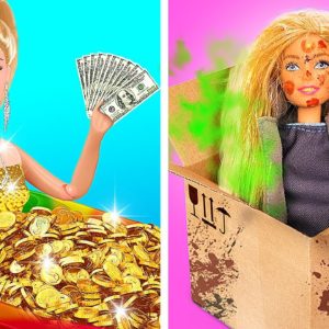 RICH vs POOR CRAFTS for DOLLS || DIY MINIATURE CRAFTS