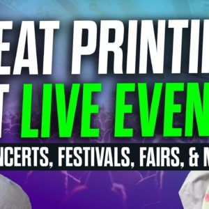 Should You Be Heat Printing at Live Events?: Quick Tips for Success