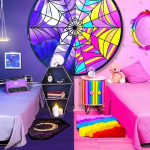 WEDNESDAY vs ENID's ROOM MAKEOVER 🌈|| BRILLIANT HACKS by 5-Minute Crafts