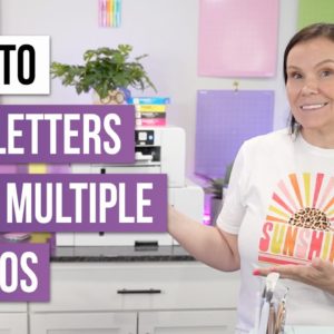 📸 How To Fill Letters With Multiple Photos in Cricut Design Space + BONUS