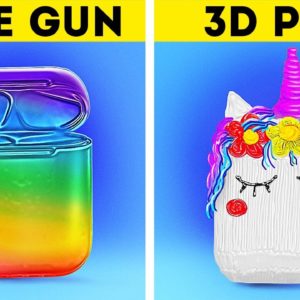 Fantastic 3D-Pen And Hot Glue DIY Crafts. Mini Crafts, DIY Jewelry And Repair Tricks