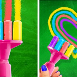 Awesome School Hacks. Rainbow Crafts and DIYs for Crafty Parents