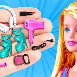 Coolest Doll Hacks! DIY Accessories And Mini Clothes For Dolls