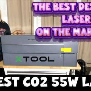 NEW! xTOOL P2 CO2 DESKTOP 3D LASER  REVIEW | TEST CUT ACRYLIC, CARDBOARD & WOOD