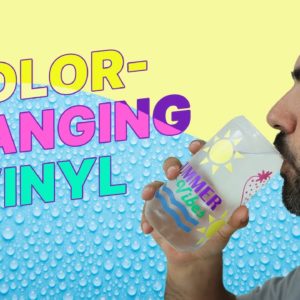 We Used Color-Changing Vinyl to MAGICALLY Transform Glassware!