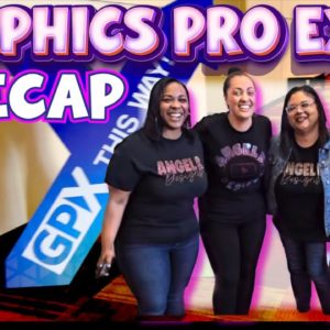 BUSINESS VLOG | Graphics Pro Expo  | The Latest Print Methods in the APPAREL Industry | Influencers