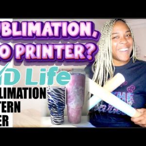 Sublimation Tumbler WITHOUT Sublimation Printer? | How to Use PYD Life Pattern Paper