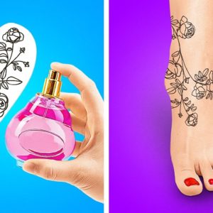 DIY Temporary Tattoo Ideas 😍 Cool Henna Tattoo Ideas and Feet Hacks by 5-Minute Crafts