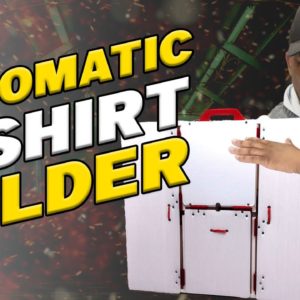 How To Fold T-Shirts FASTER! (Unboxing the Let Me Fold Automatic T-Shirt Folder)