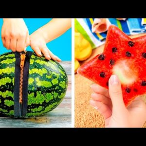 IMPRESSIVE HACKS FOR PEELING FRUITS AND VEGETABLES