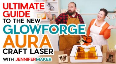 NEW Glowforge Aura Craft Laser First Look! + What It Does and How it Compares to the Glowforge Pro!