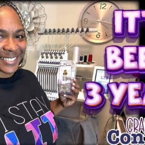 Crafts & Convos | 3 YEAR ANNIVERSARY | HOODIE w/RICOMA EM 1010 | BLING SHIRT w/HOTFIX RHINESTONES